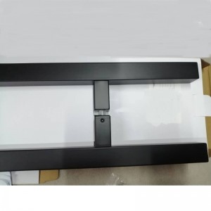 SS-031 Черная высококачественная стеклянная стеклянная дверь из нержавеющей стали.