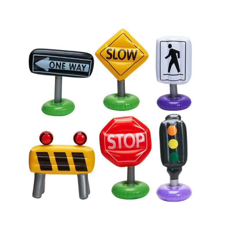 Производители пользовательские ПВХ надувные дорожные знаки дует дорожные блоки треугольные дорожные знаки предупреждающие знаки ПВХ