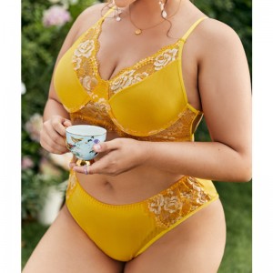 Комфортное женское нижнее белье сексуальное контрастное кружевное нижнее белье