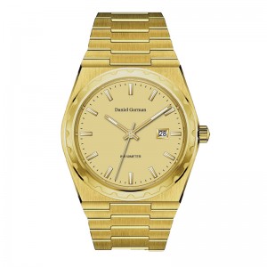 Смотреть мужчина запястья из нержавеющей стали многофункциональные кварцевые часы DG9001