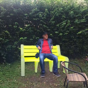 Светодиодные скамейки для света в парке для снаружи, садовая скамейка PE, консерватория, внутренний дворик, газон или садовое сиде...