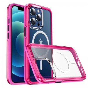 Подходит для iPhone 13 Magents Case, прозрачный магнитный дизайн беспроводной быстрой зарядки