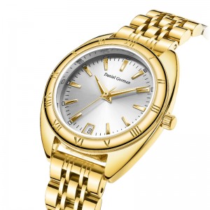 Даниэль Горман AN22415 Уникальный дизайн роскошная мода Watch Watch Gold Ice Bound Wath
