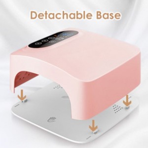 M&R 601PRO 72W Беспроводная светодиодная лампа, перезаряжаемая светодиодная сушилка для ногтей, 15600 мАч беспроводной быстрого лака для...