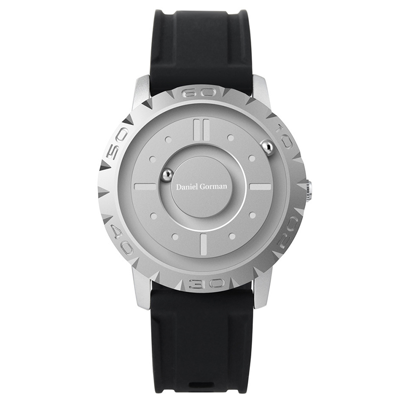 Даниэль Горман GO14 Магнитные бусины \\ Смотреть персонализированные творческие спортивные часы прохладный дизайн моды без границы водонепроницаемые ремешки из нержавеющей стали.