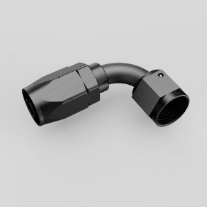 90 градусов алюминиевого поворота. Конец шланга для плетенной топливной линии