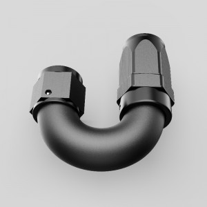 180 градусов алюминия с одним кусочком полного поворотного шланга конец AN4 AN6 AN8 AN10 AN12 Fittings