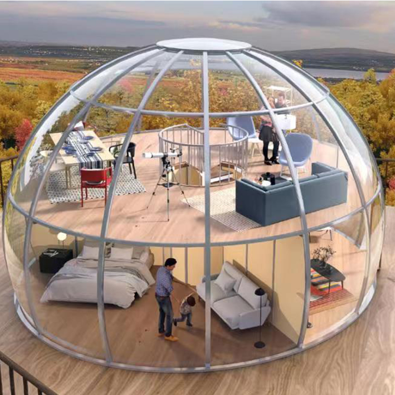 Прозрачная купольная палатка геодезическая открытая палатка для купола для курортного отеля, кемпинга, открытых мероприятий