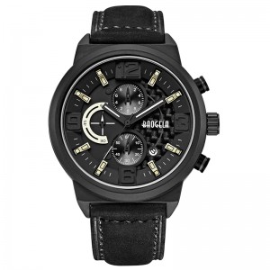 Baogela Men ~ Black Sports Quartz Watch Leisure Fashion Analog Timing Watch Display Men \\\\ Watch 1709 Black Blue