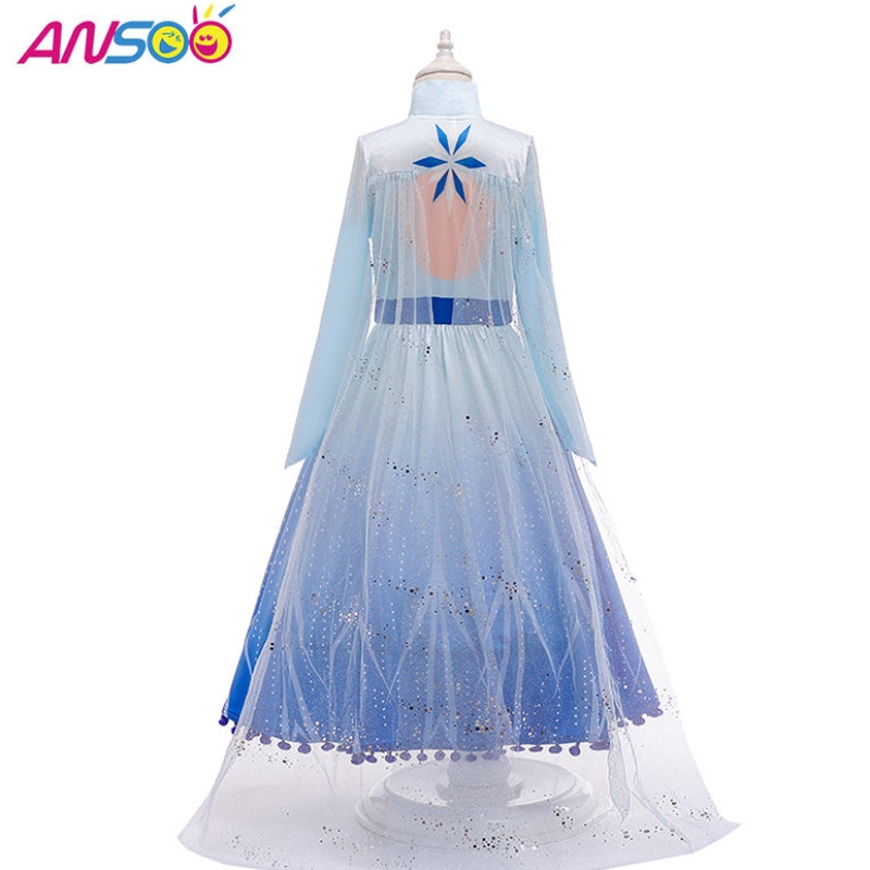 Ansoo Hot Sales Elsa Anna Cosplay Costum