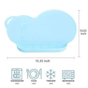 Силиконовые неживые портативные многоразовые путешествия для детей крошечная закусочная