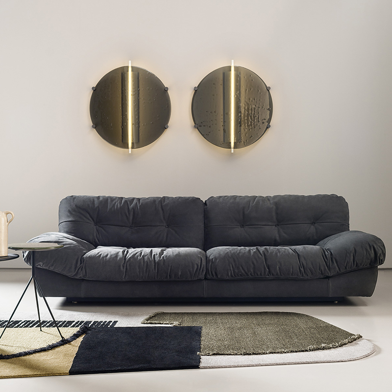 Итальянский дизайн спящий ленивый диван кожа Baxter облачный диван секционный набор мебель гостиная
