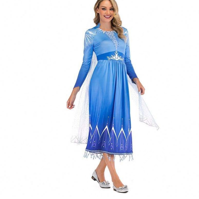 Новые идеи продукта 2022 ELSA ACT 2 HALLOWEEN COSPLEE ELSA ELSA COSTUME для женщин SZAC-005