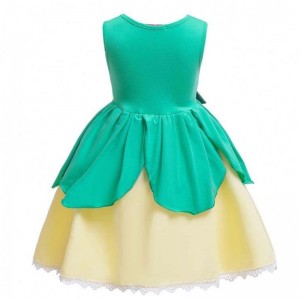 Детский костюм Хэллоуин костюм Тиана Принцесса и костюм лягушки для девочек HCTB-007