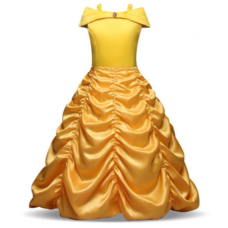 Baige Новое прибытие Bella Princess Girl Dress Costumes Costumes одежда SMR012