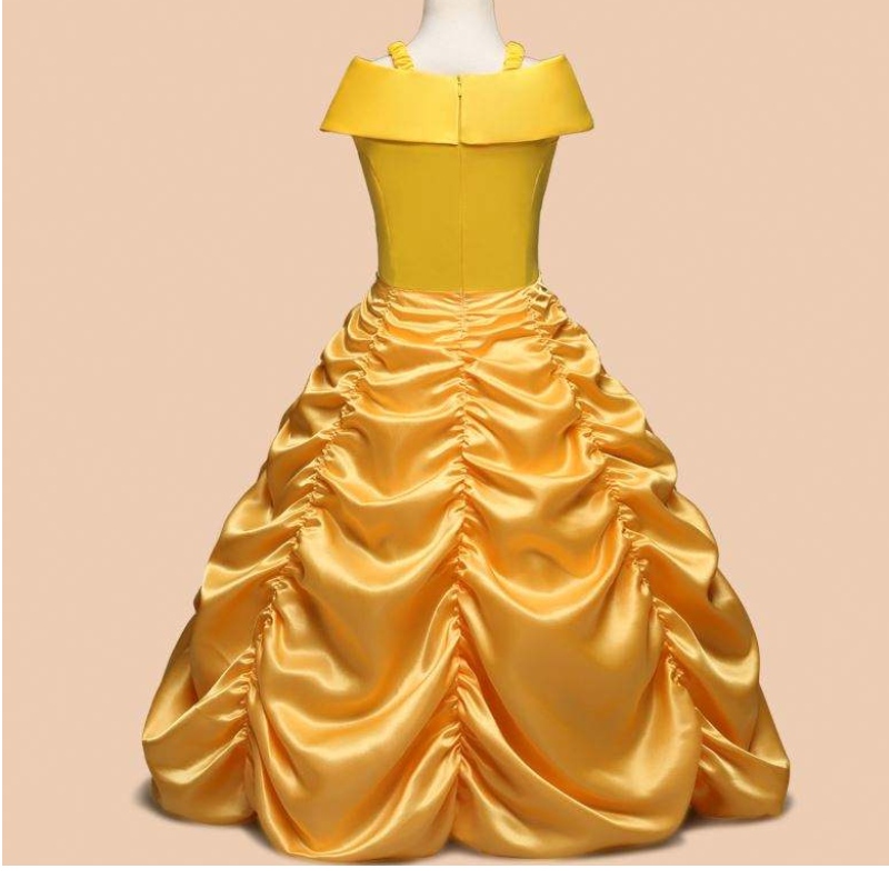 Baige Новое прибытие Bella Princess Girl Dress Costumes Costumes одежда SMR012