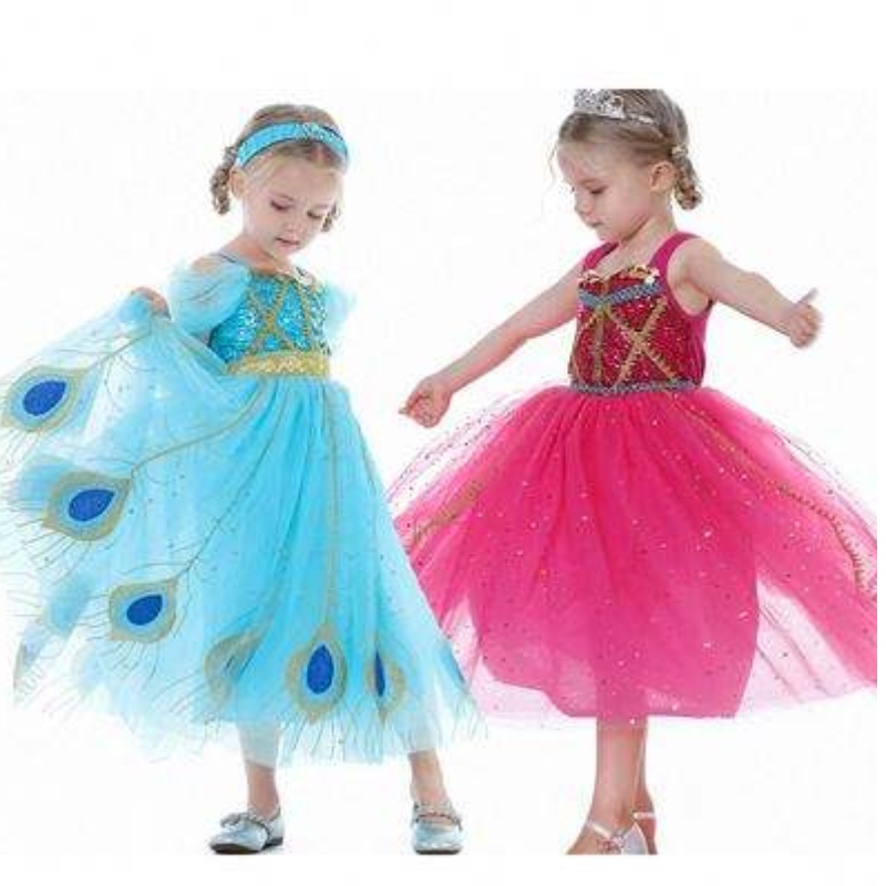 Baigenewjasmine Princess Dress Dress Halloween Cosplay Costume детское платье для вечеринки Bx8140