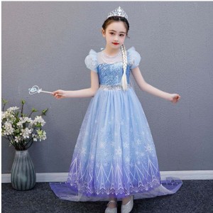Baige Высококачественная Elsa 2 Princess Kids Party Cartoon Complay Costum