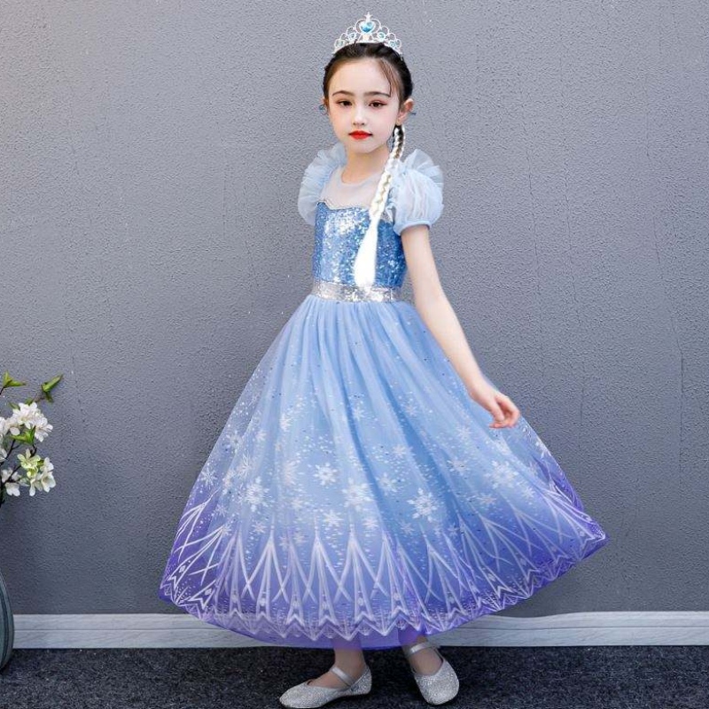 Baige Высококачественная Elsa 2 Princess Kids Party Cartoon Complay Costum