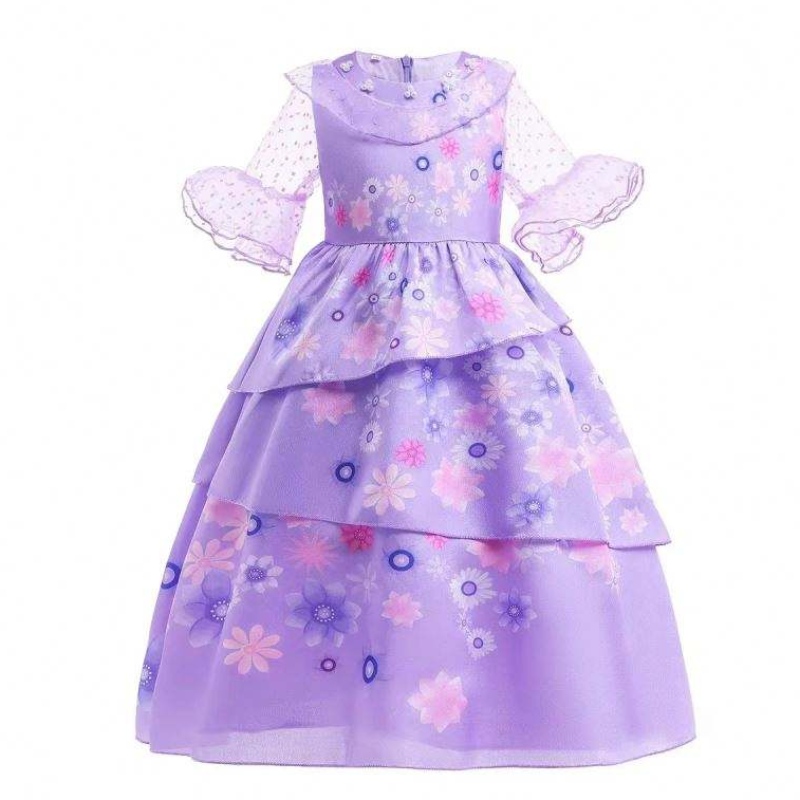 Аниме Энсанто косплей Изабелла Пятневое платье девочки принцесса костюм детские детские платья