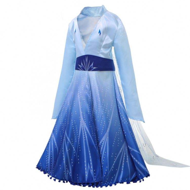 Новое прибытие Elsa Frozen Dress Princess Elsa костюм для девочек