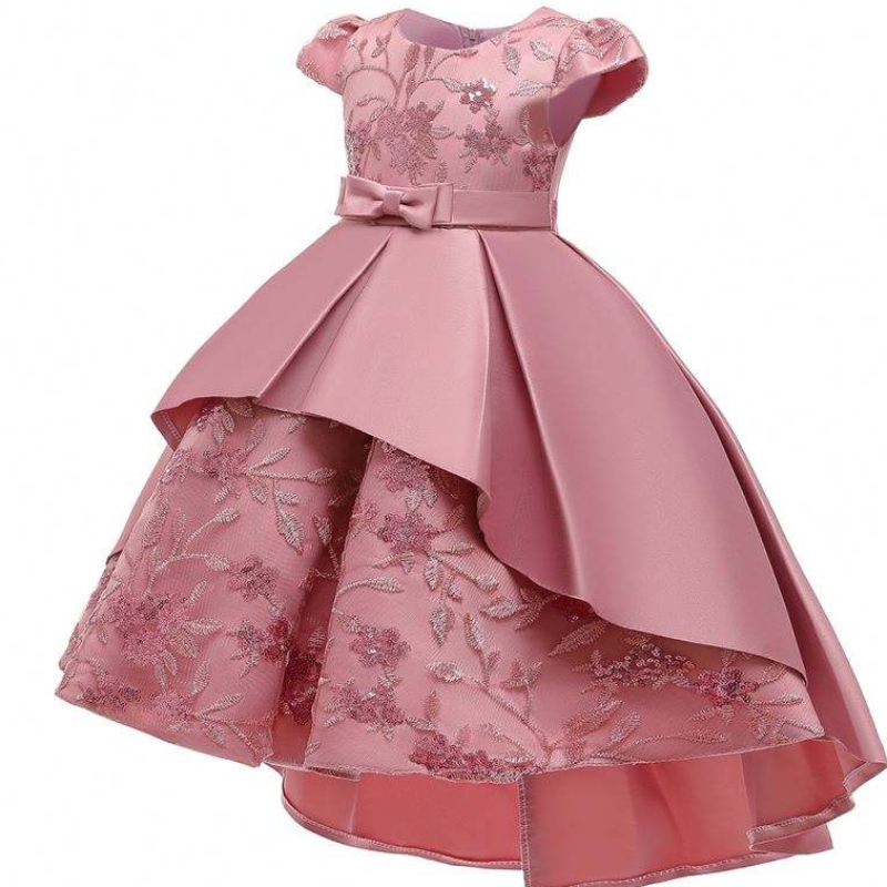 Baige высококачественные детские детские платья для девочек для девочек с короткими рукавами дизайн платья для девочки