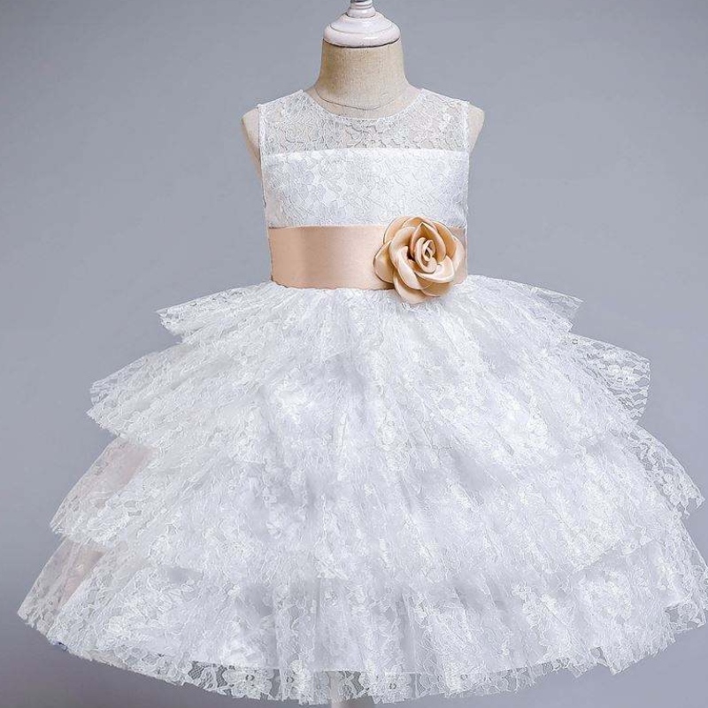 Baige Summer Fashion Tulled платье цветочное свадебное платье 12 -летние девочки для девочек розовые вечерние платья для вечеринки