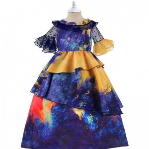 Аниме Энсанто косплей Изабелла Пурпурное платье девочки принцесса костюм детские детские платье карнавальная вечеринка детски...