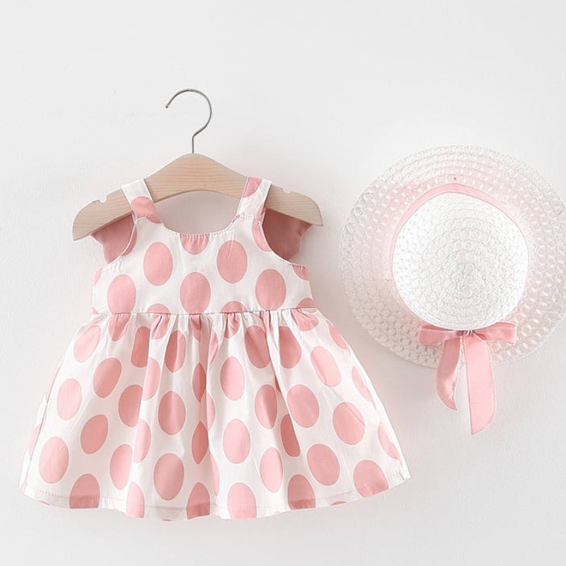 Оптовые 2PCS Baby Girl Dress Sets Newborn Drineveless Одежда по случаю дня рождения