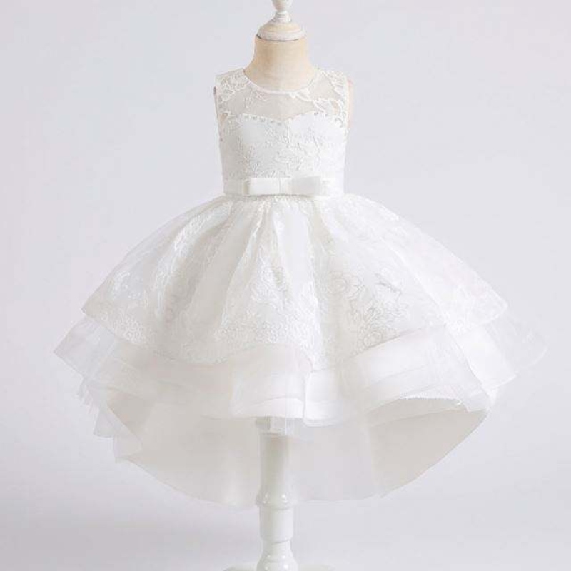Новое дизайнерское платье для детской девочки, одежда для девочек, жемчужное платье, девочки, вечерние платья 2158