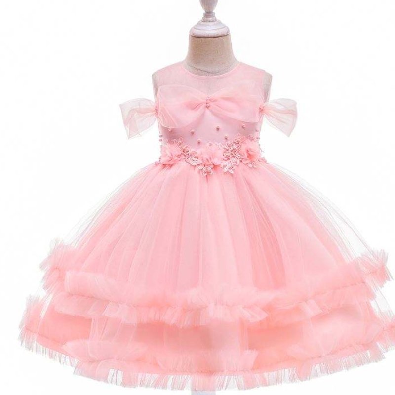 Baige New Baby Kids одежда прекрасная цветочная девочка формальное свадебное свадебное платье по случаю дня рождения