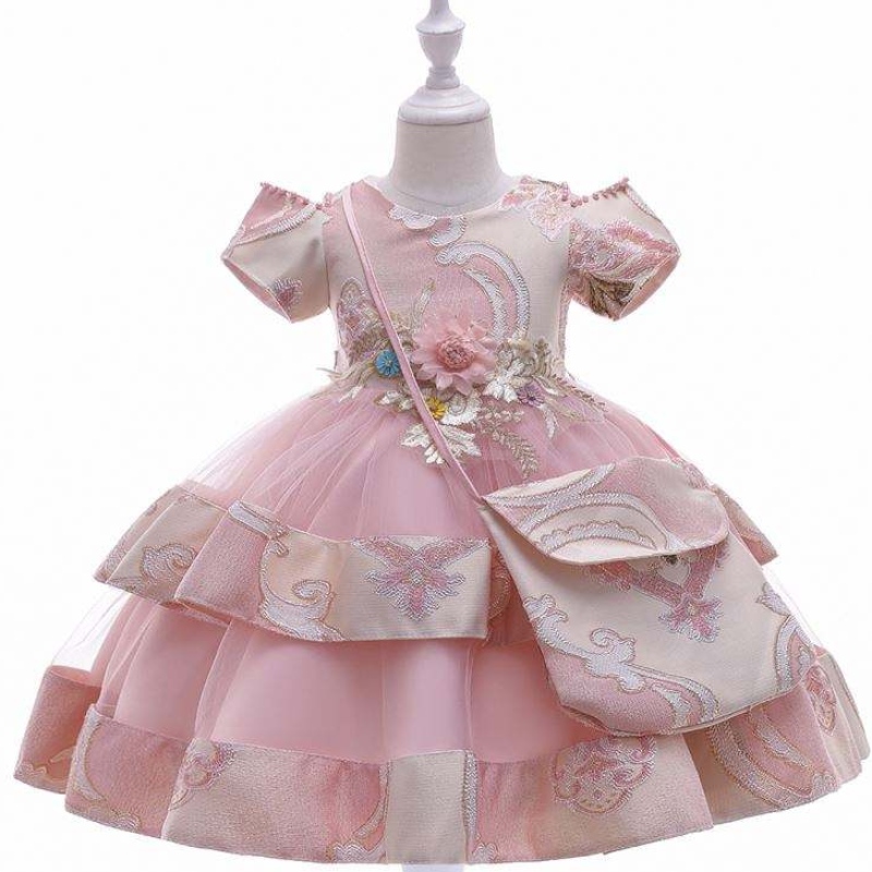 Baige Amazon Hot Sale New Wedding Event Frock Ceremony Girld Party Dress Kids 3-8 лет старика Fancy Dless L5212