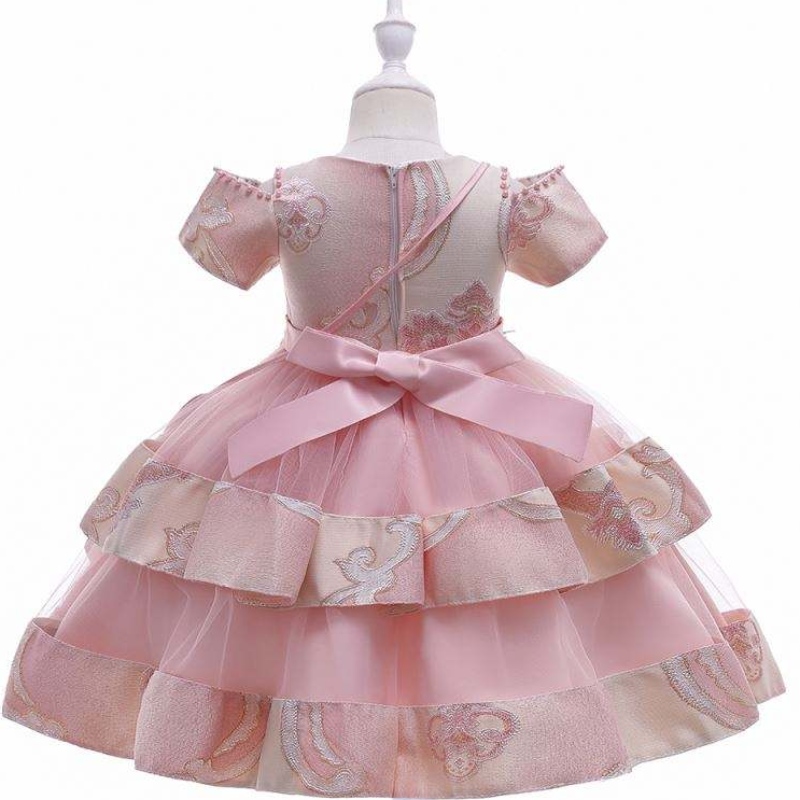Baige Amazon Hot Sale New Wedding Event Frock Ceremony Girld Party Dress Kids 3-8 лет старика Fancy Dless L5212