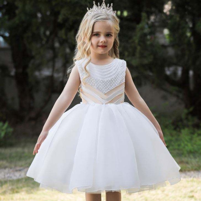 Baige Sequin Princess Girls Girls Drentle Drentle Dritleding Plounts Lovely Girl Party для 6 -летнего дизайна платьев для девочек для крещения для крещения