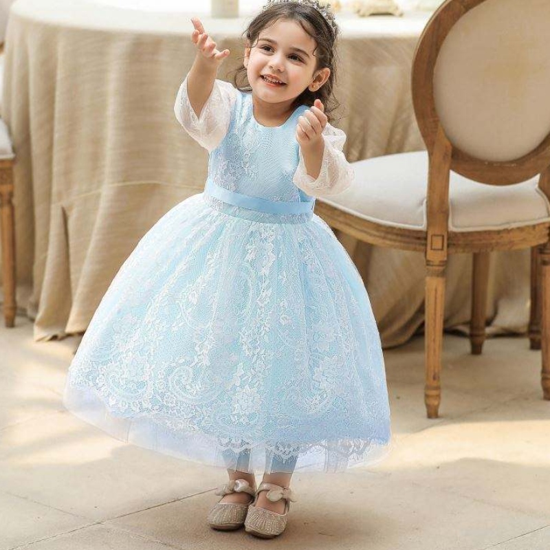 Baige Flower Kids Dible Deak Dest Dealth Prock Design Girl Flower Party Wear