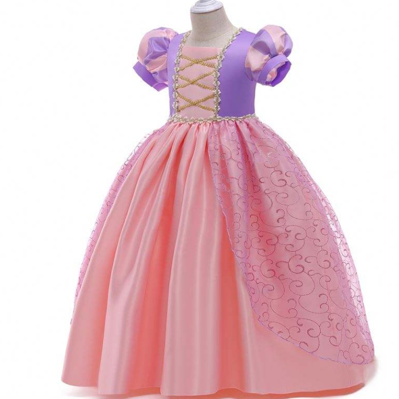 Baige New Kids Costumes Costumes Girl Purple Rapunzel Sofia Snow Queen Косплей платье принцессы