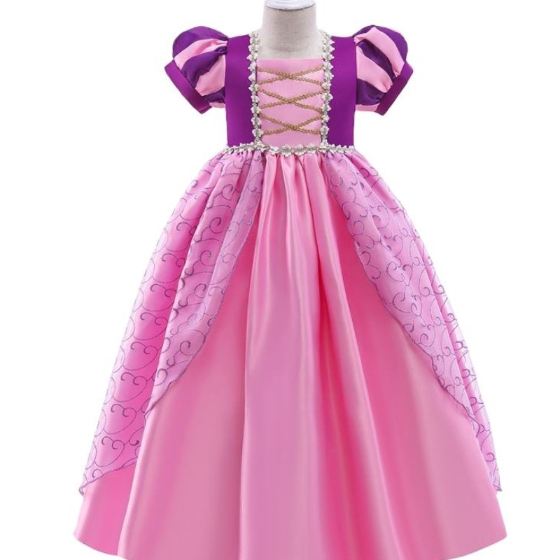 Baige New Kids Costumes Costumes Girl Purple Rapunzel Sofia Snow Queen Косплей платье принцессы