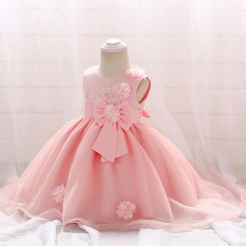 Girls Flower Girl Dress детские свадебные платья вечеринка первая общениеn День рождения цветочная вечеринка мод