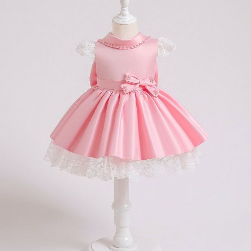 Baige Elegant Kids Satin Party Desig