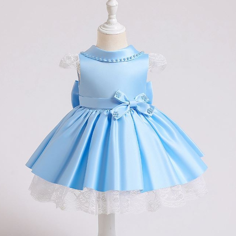 Baige Elegant Kids Satin Party Desig