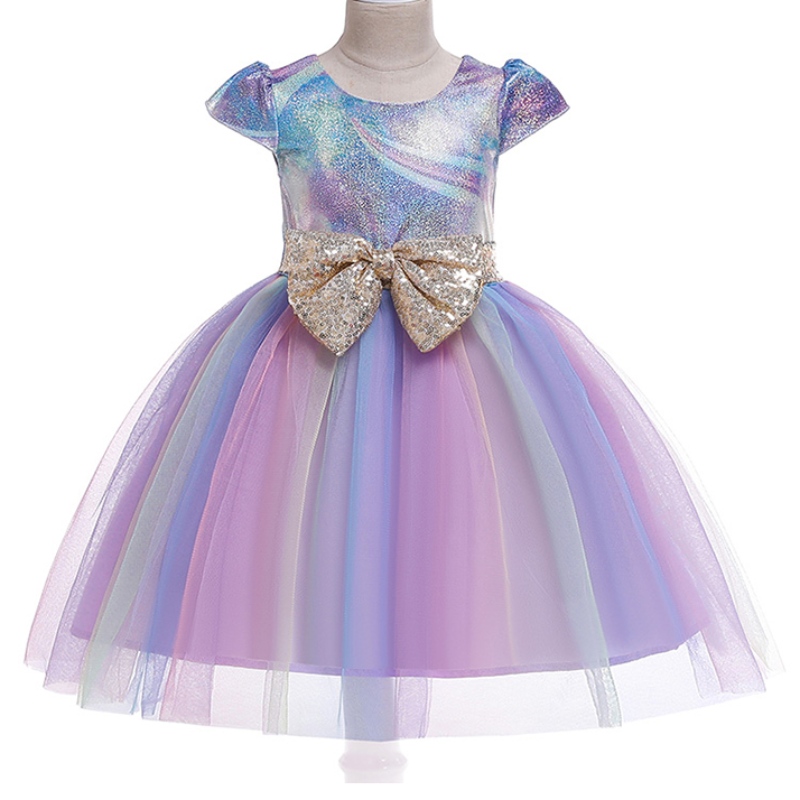 Ansoo New Bowknot Children ~ Subl Fashion Fashion Children Prescess Princess Tutu Платье для вечеринки по случаю дня рождения