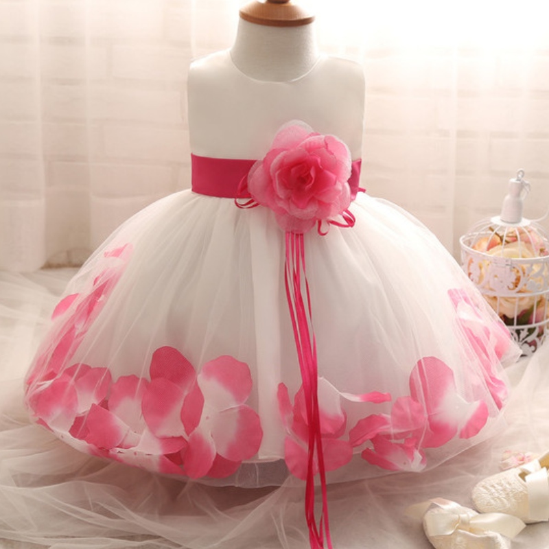 Flower Girl Dress для свадебной девочки 1-10 лет рождения наряда по случаю дня рождения детей первое общение для девочекn Платья