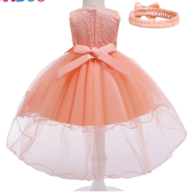 Ansoo European и American Baby Dress Кружевое платье Pink Princess Trainling для 100 -дневной вечеринки