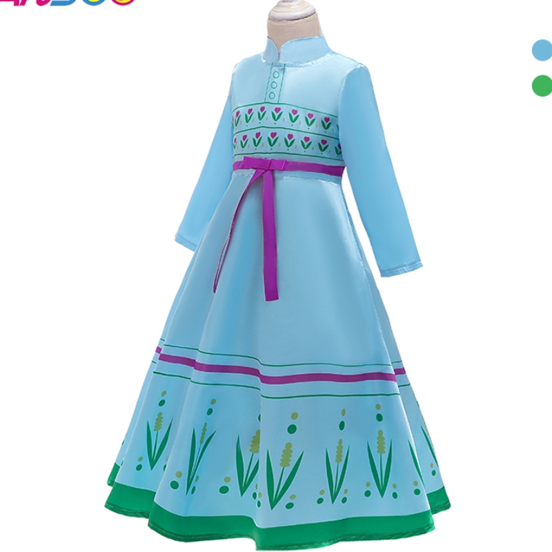 Ansso Anna Elsa Princess Costumes for Kids Halloween Рождественская вечеринка косплей снежная королева.