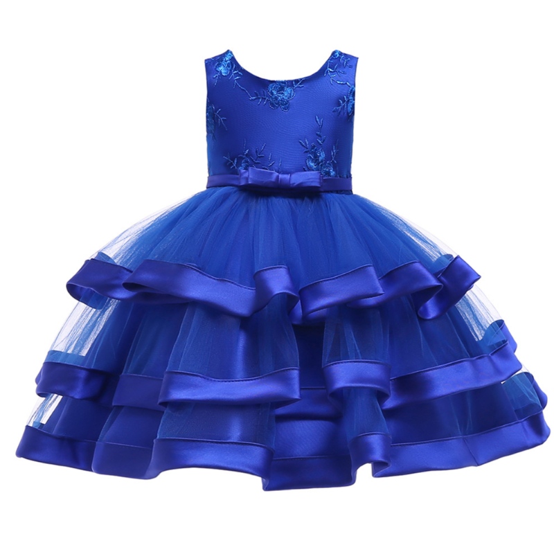 Baby Flower Princess Dress Press Party Платье прекрасное платье для девушки