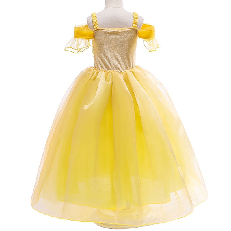 Ansoo Beauty and The Beast Belle Princess Summer Dress детское девочка платье рождественское костюм детское принцесса платье