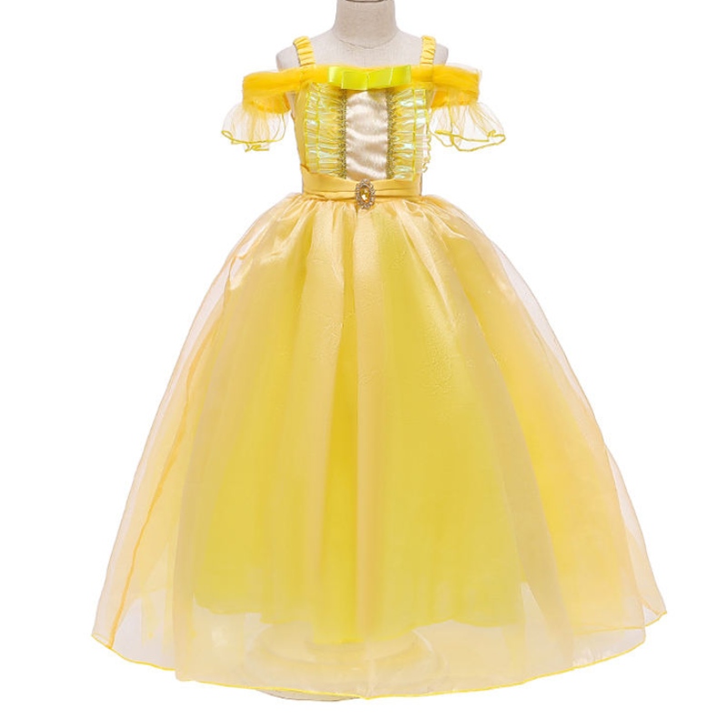 Ansoo Beauty and The Beast Belle Princess Summer Dress детское девочка платье рождественское костюм детское принцесса платье