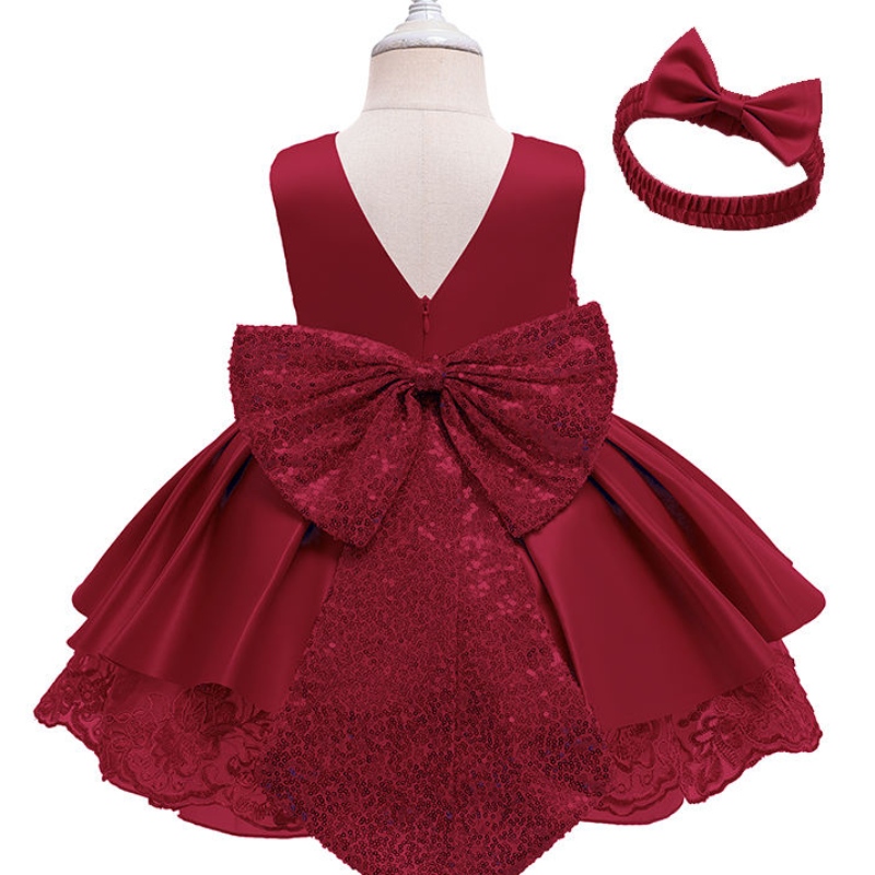Оптовая индивидуальная o-образное a-line детская одежда для безряшки детские девочки бутик-платье для вечеринки, ребенок