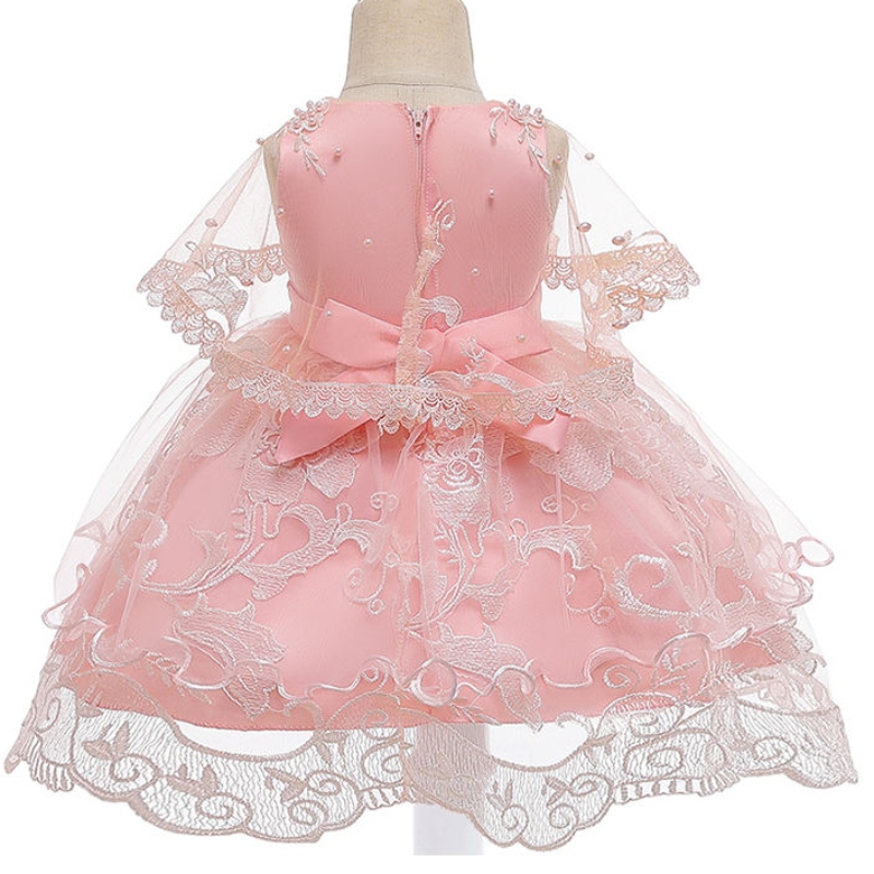 Ansoo Child Randeveless Pink Party Kids Girl Платье хлопка элегантное платье принцессы для девочки 2-10 лет свадебные платья для девушки