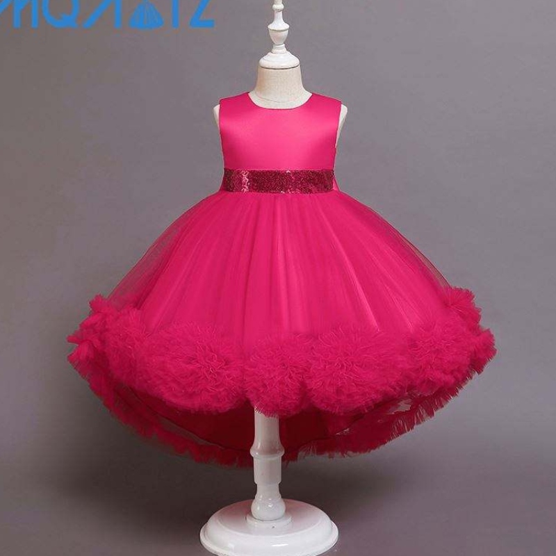 Baige Hot Sale Girl Princess Party Платье платье детское платье Long Gown Flower Girl Платье